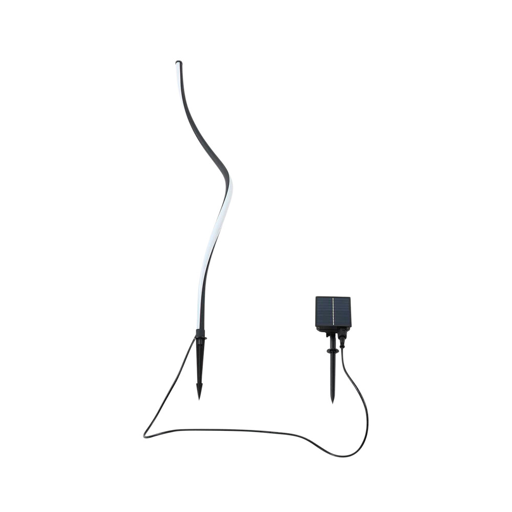 Lindby – Sabriel Curved Aurinkokenno lamppu Musta