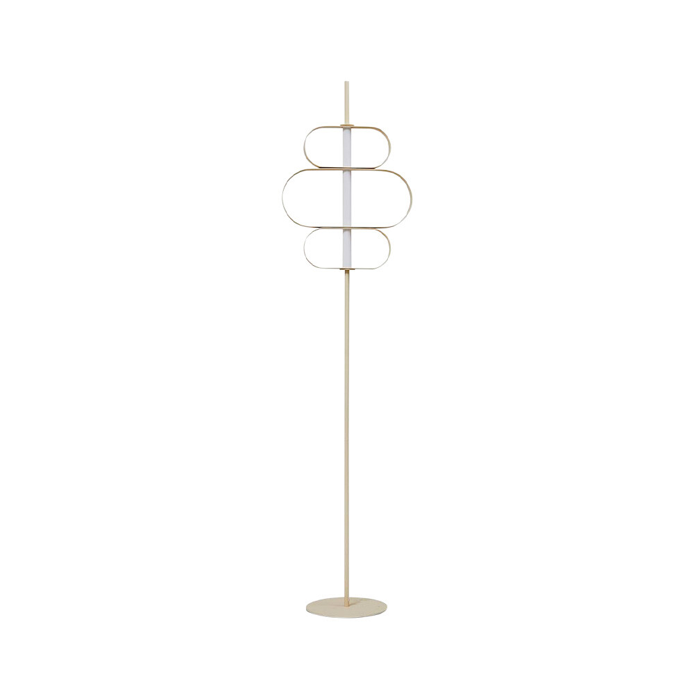 Lucande - Audrina LED Vloerlamp Dim. Beige