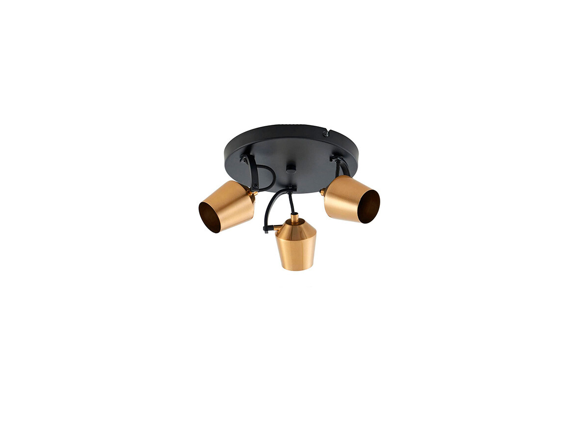 Lindby – Sylveria 3 Kattovalaisin Black/Gold