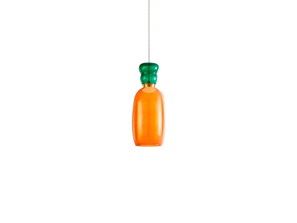 Lucande – Fay LED Riippuvalaisin Orange/Green