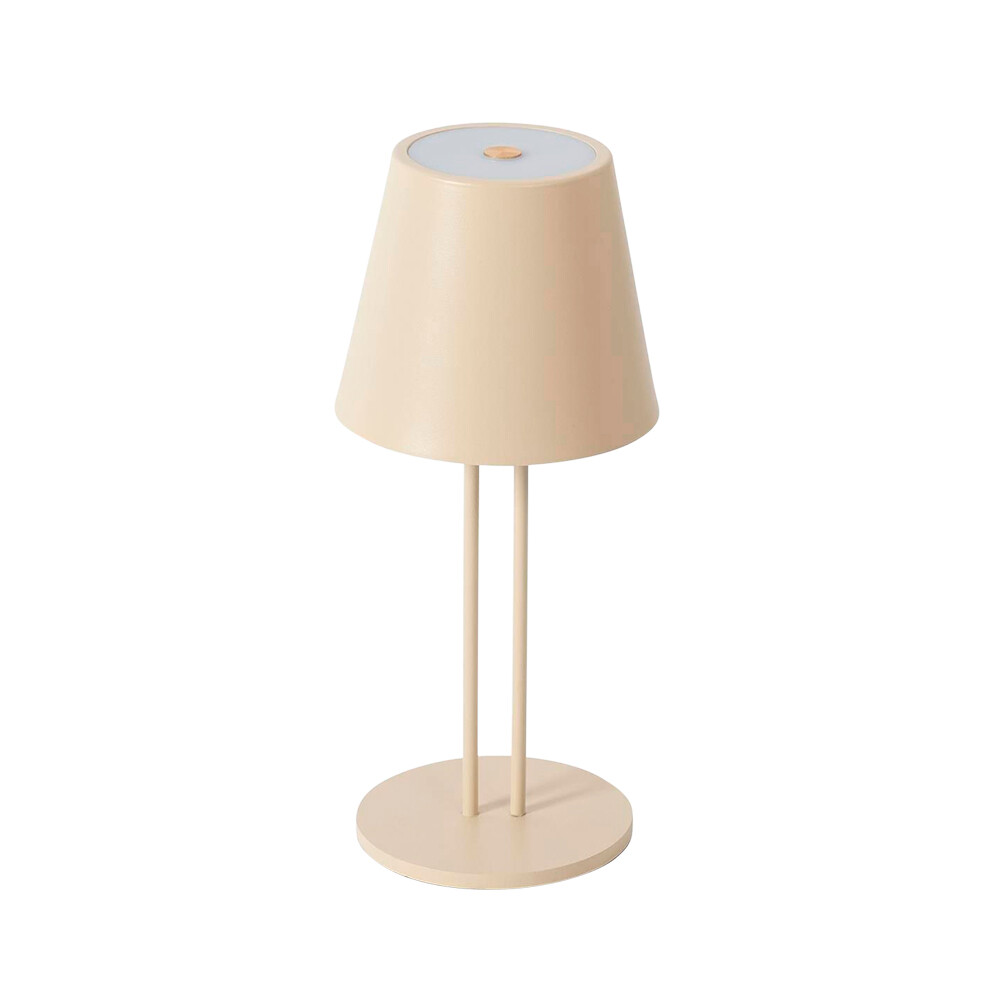 Lindby – Janea Twin Portable Pöytävalaisin Dim. IP54 Beige