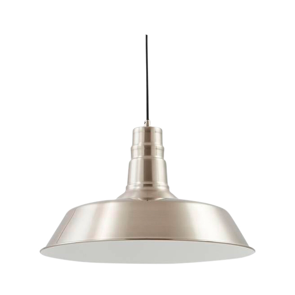 Lindby - Laylan Hanglamp Ø46 Nickel/Wit