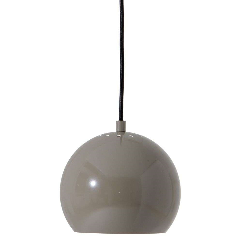 Frandsen – Ball Riippuvalaisin Ø18 Glossy Warm Grey