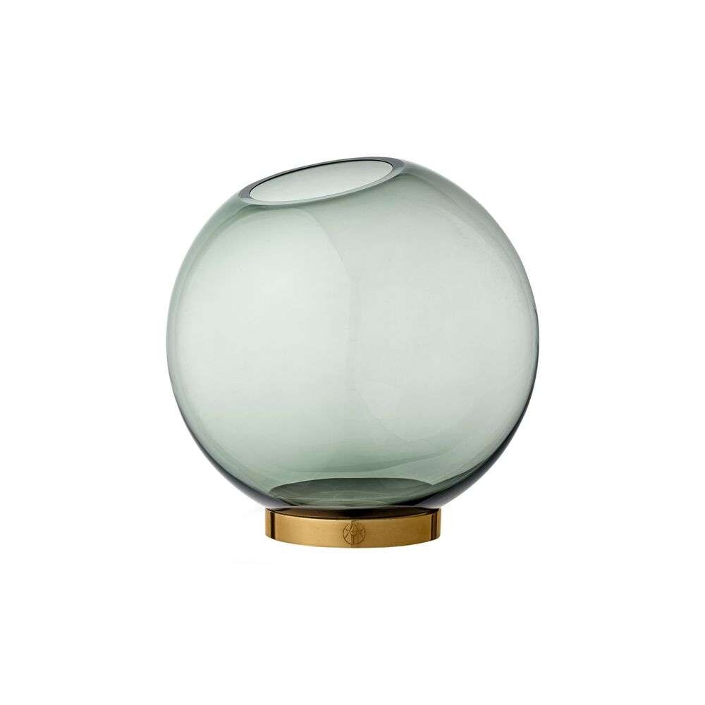 AYTM – Globe Vase w. Stand Ø17 Forest/Kulta