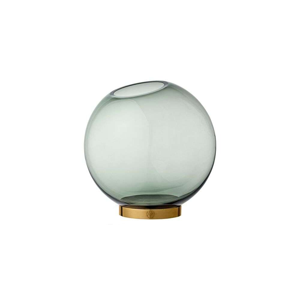 AYTM – Globe Vase w. Stand Ø10 Forest/Kulta