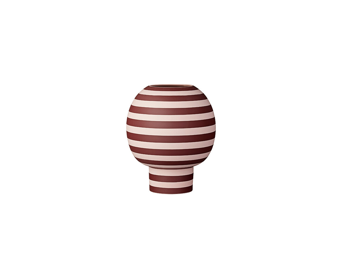 AYTM - Varia Sculptural Vase Rose/Bordeaux