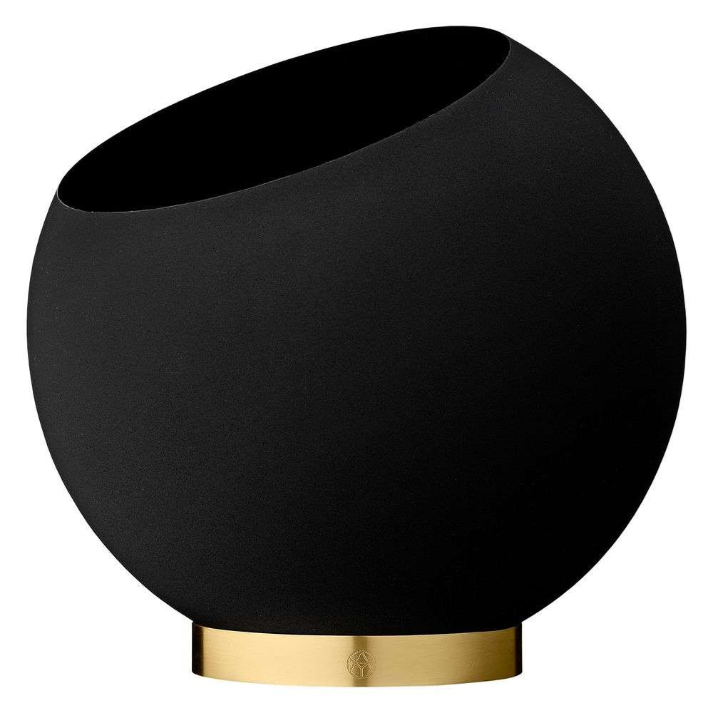 AYTM – Globe Flower Pot Ø30 Black