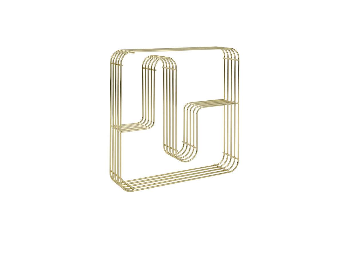 AYTM - Curva Display Shelf Square Goud