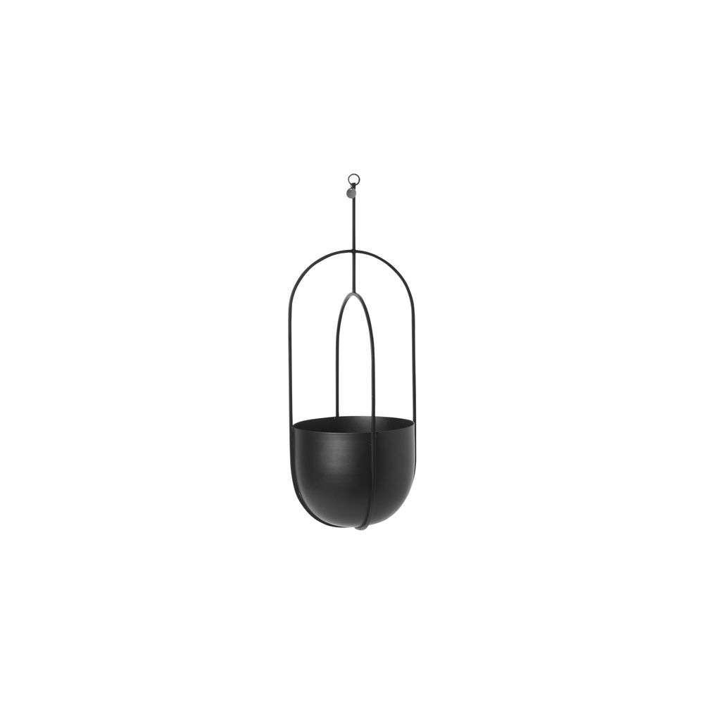 Ferm Living – Hanging Deco Pot Black