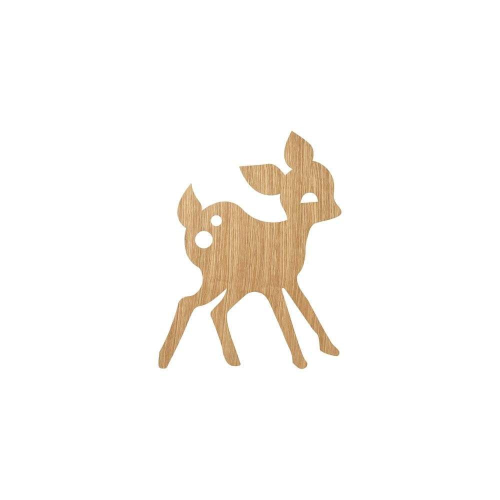 ferm LIVING – My Deer Seinävalaisin Oiled Oak ferm LIVING