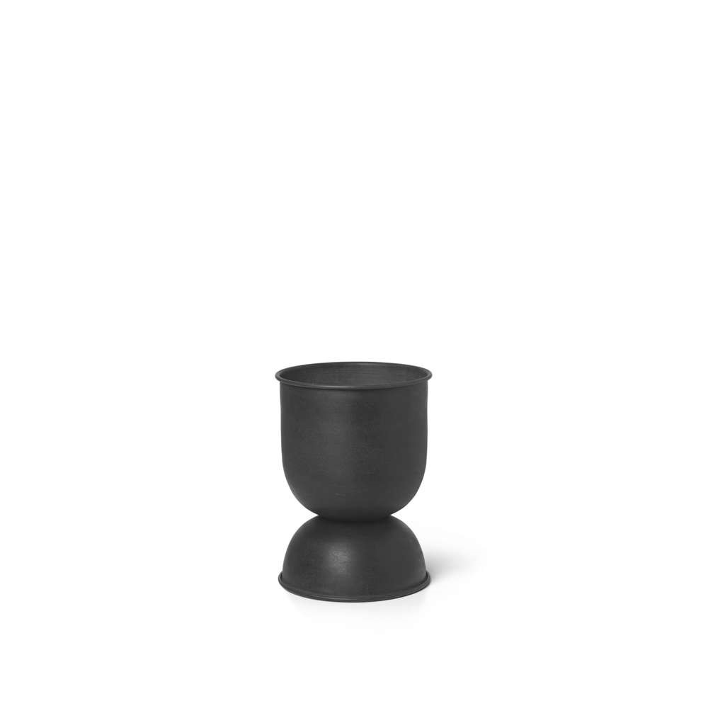 ferm LIVING – Hourglass Pot Extra Small Black ferm LIVING