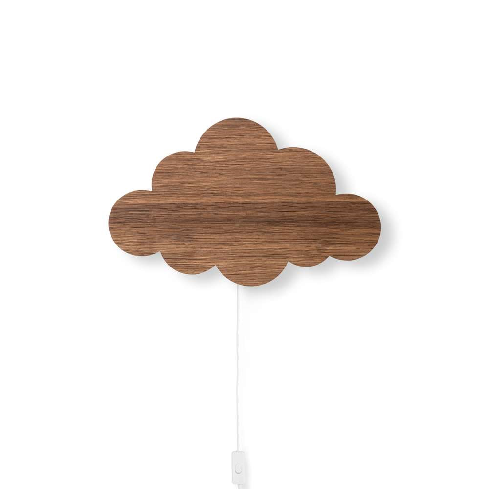 Ferm Living – Cloud Seinävalaisin Smoked Oak