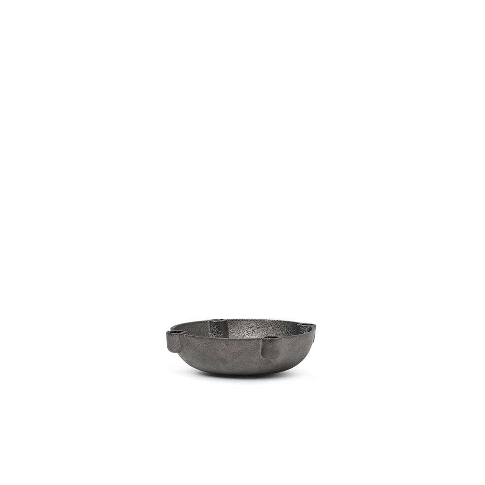 ferm LIVING – Bowl Candle Holder Small Black Brass ferm LIVING