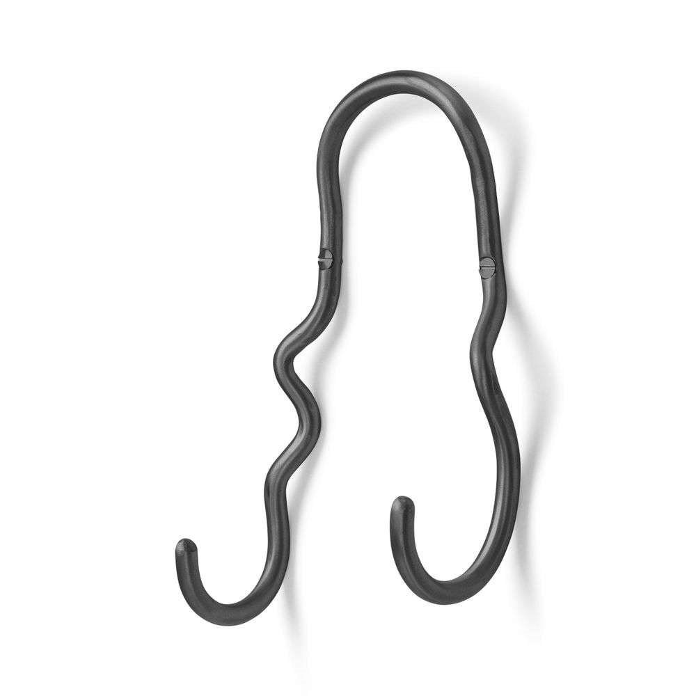 ferm LIVING – Curvature Double Hook Black Brass