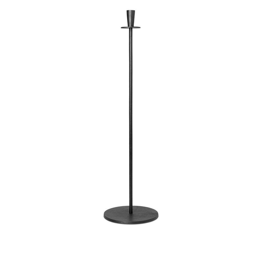 ferm LIVING – Hoy Casted Candle Holder Tall Black