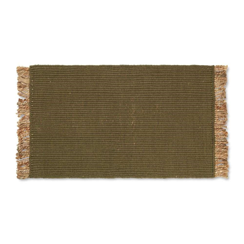 ferm LIVING – Block Mat Olive/Natural