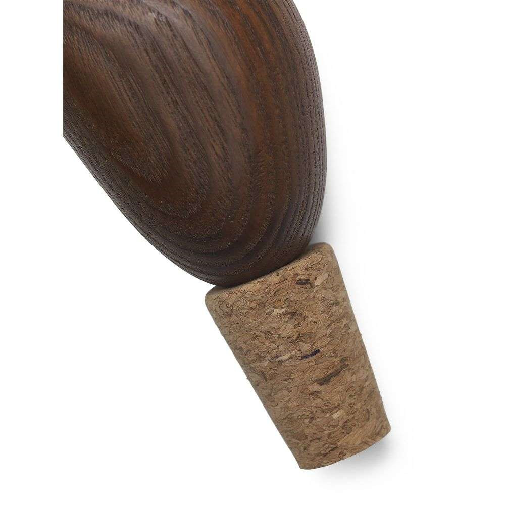 ferm LIVING – Cairn Wine Stoppers Set of 2 Dark Brown ferm LIVING