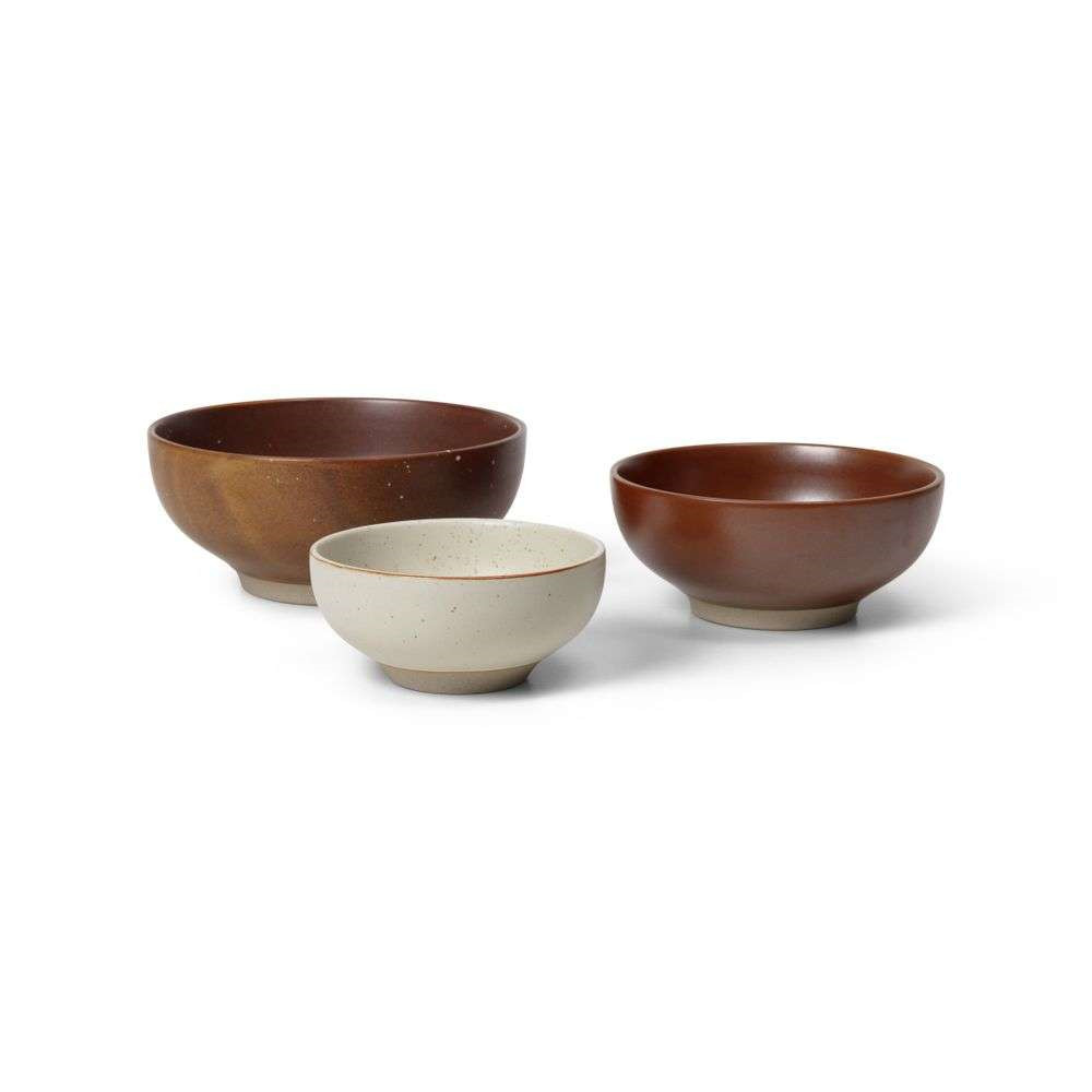 ferm LIVING – Midi Bowls Set of 3 Multi