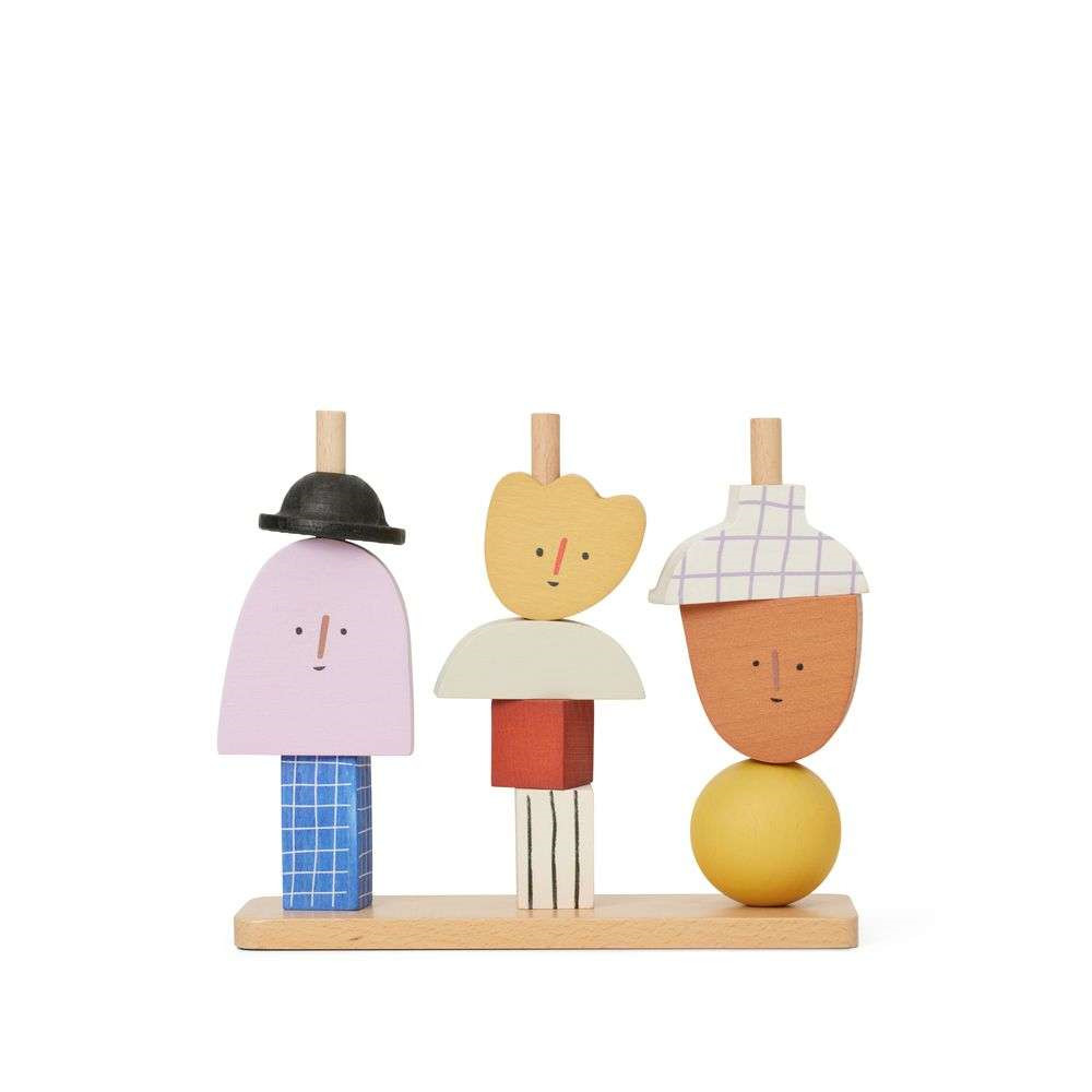 ferm LIVING – Character Stacking Blocks Multi