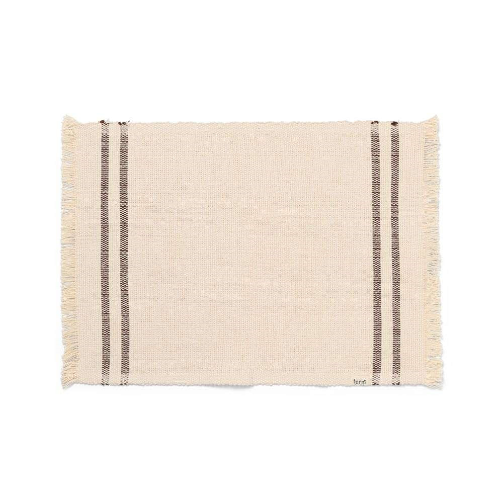 ferm LIVING – Savor Placemat Off-White/Chocolate ferm LIVING