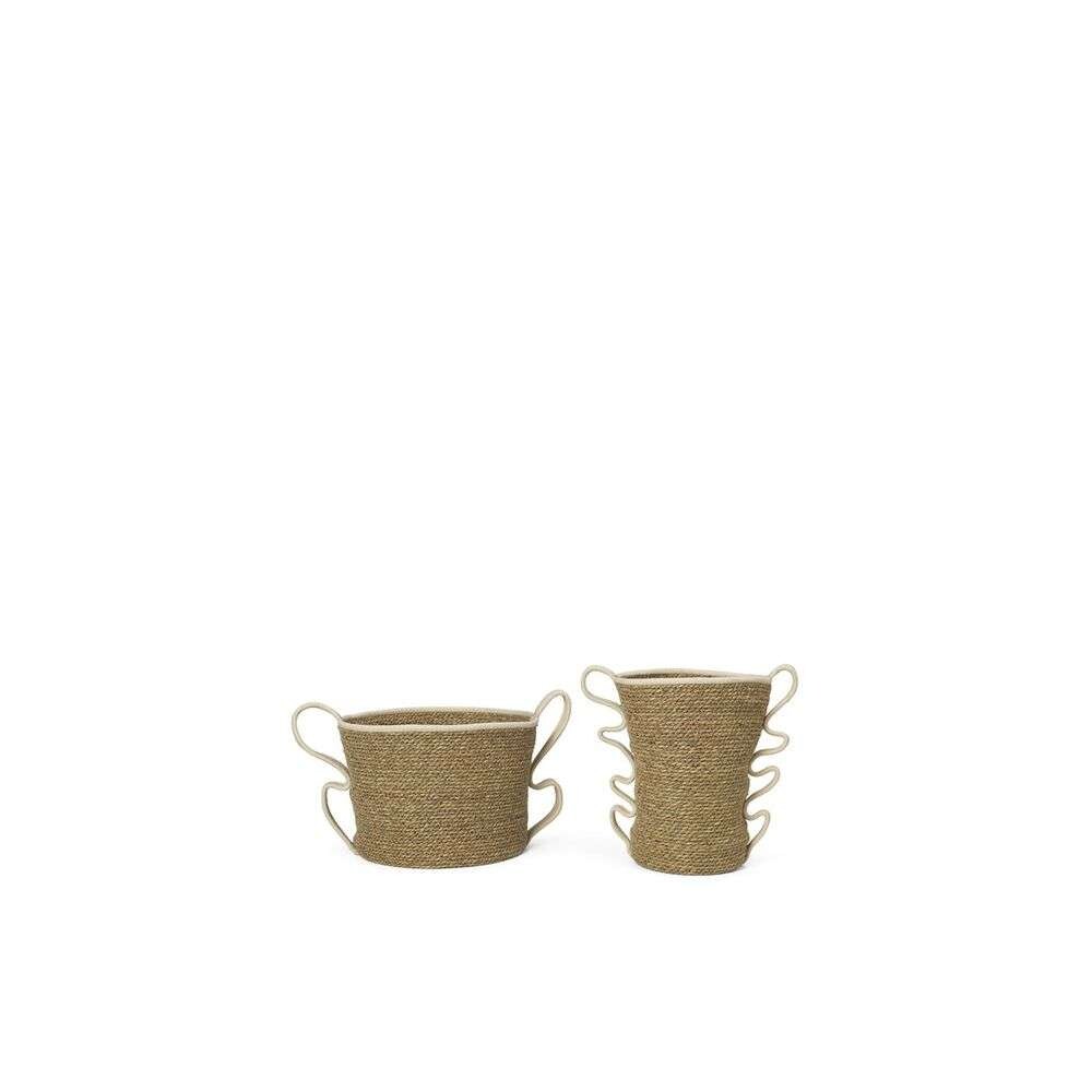 Ferm Living – Verso Baskets Set of 2 Off-white