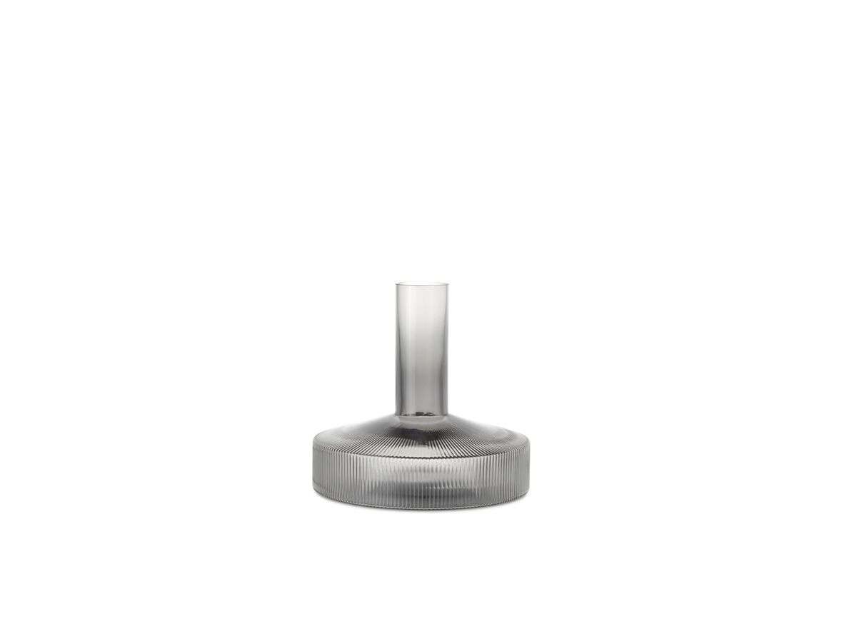 Ferm Living – Ripple Wine Carafe Smoked Grey