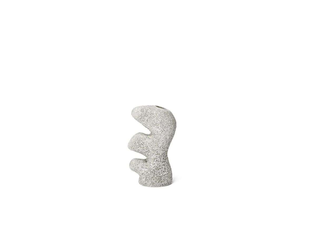 Ferm Living – Yara Vase Small Grey Pumice