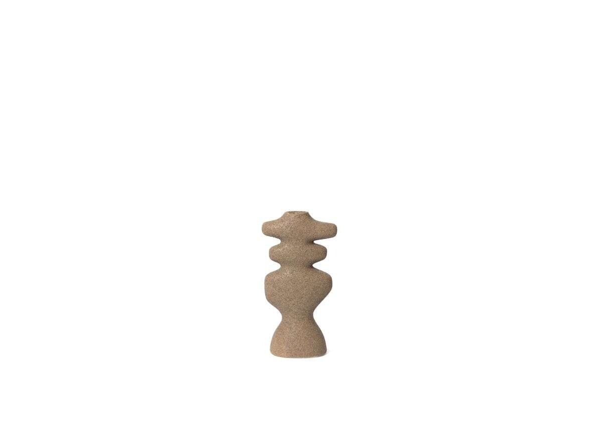 Ferm Living – Yara Candle Holder Large Dark Sand