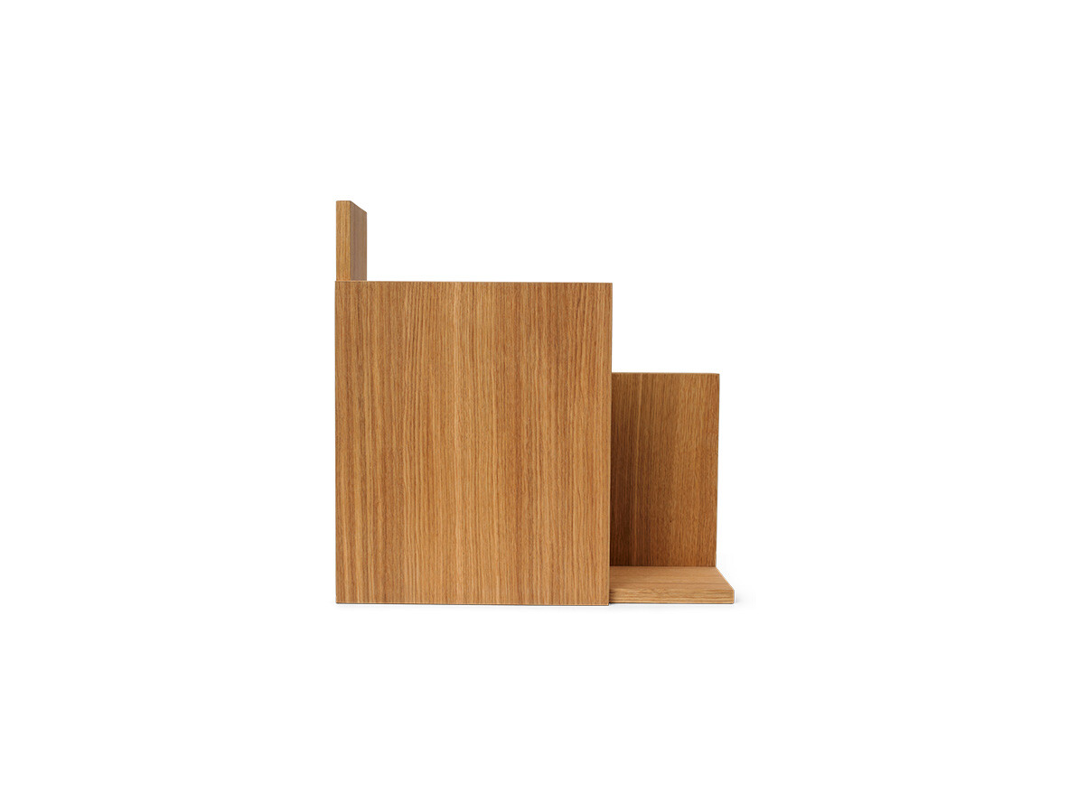 Ferm Living - Stagger Shelf Square Oiled Oak