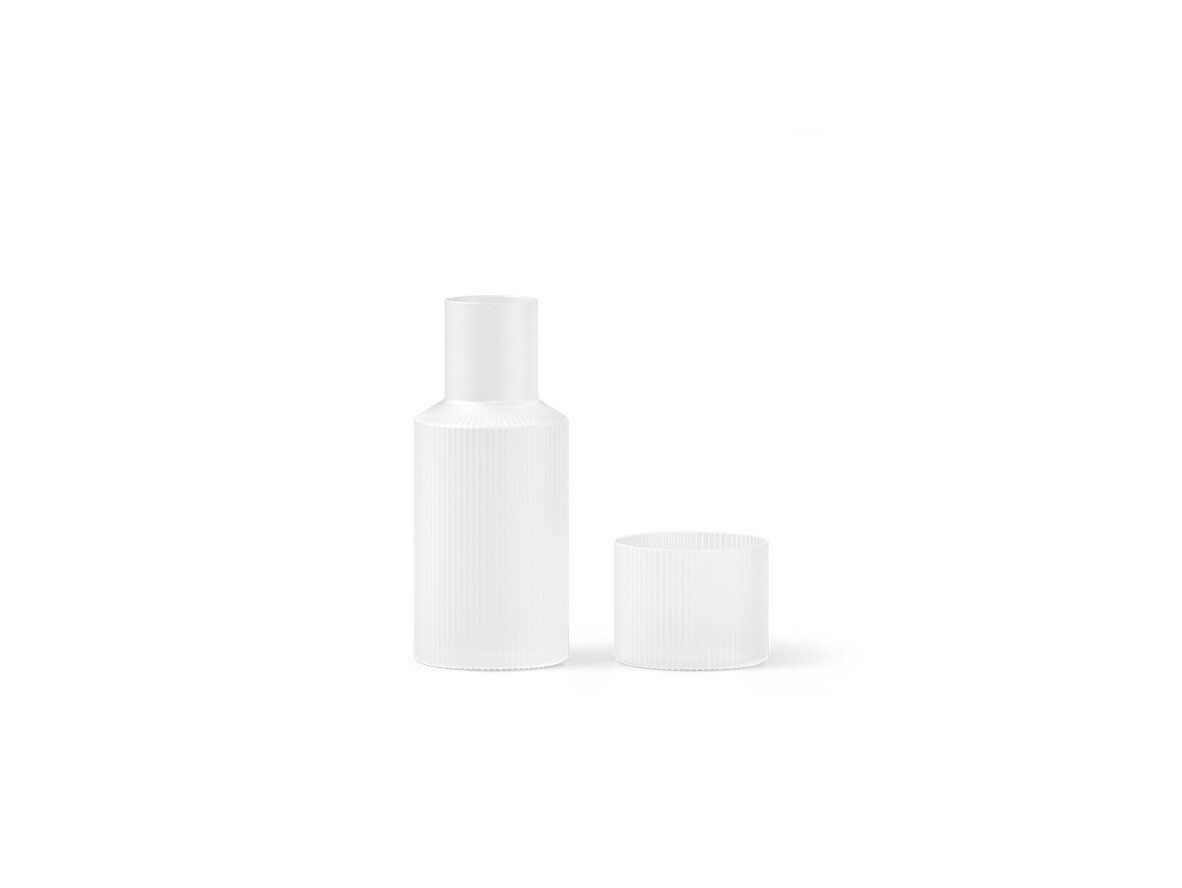 Ferm Living – Ripple Small Carafe Set Frosted