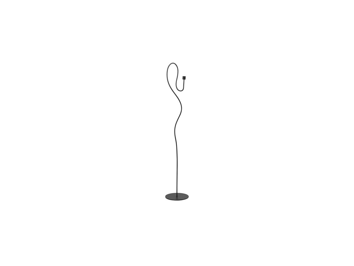 Ferm Living – Valse Floor Candle Holder Musta