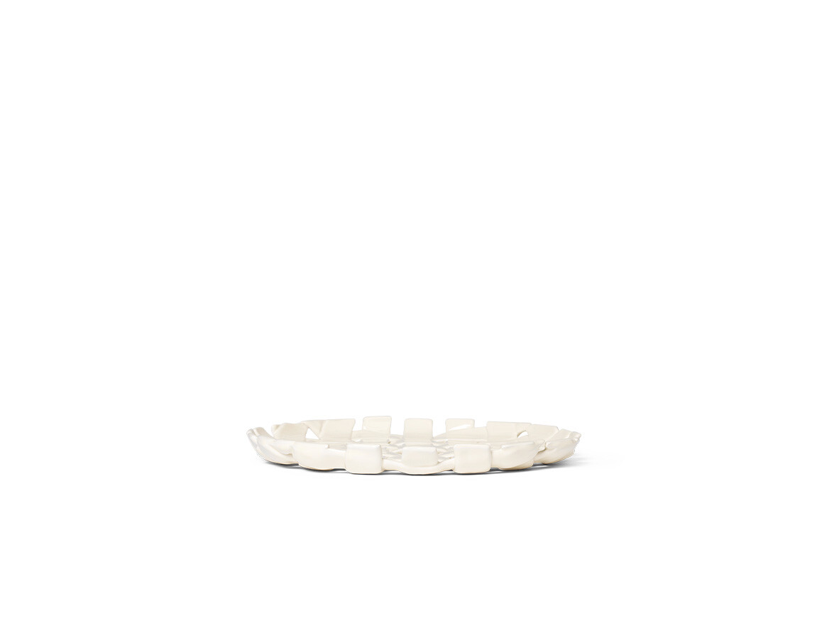 Ferm Living – Plait Platter Off-white