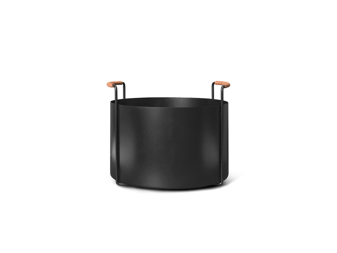 ferm LIVING - Port Firewood Bucket Zwart