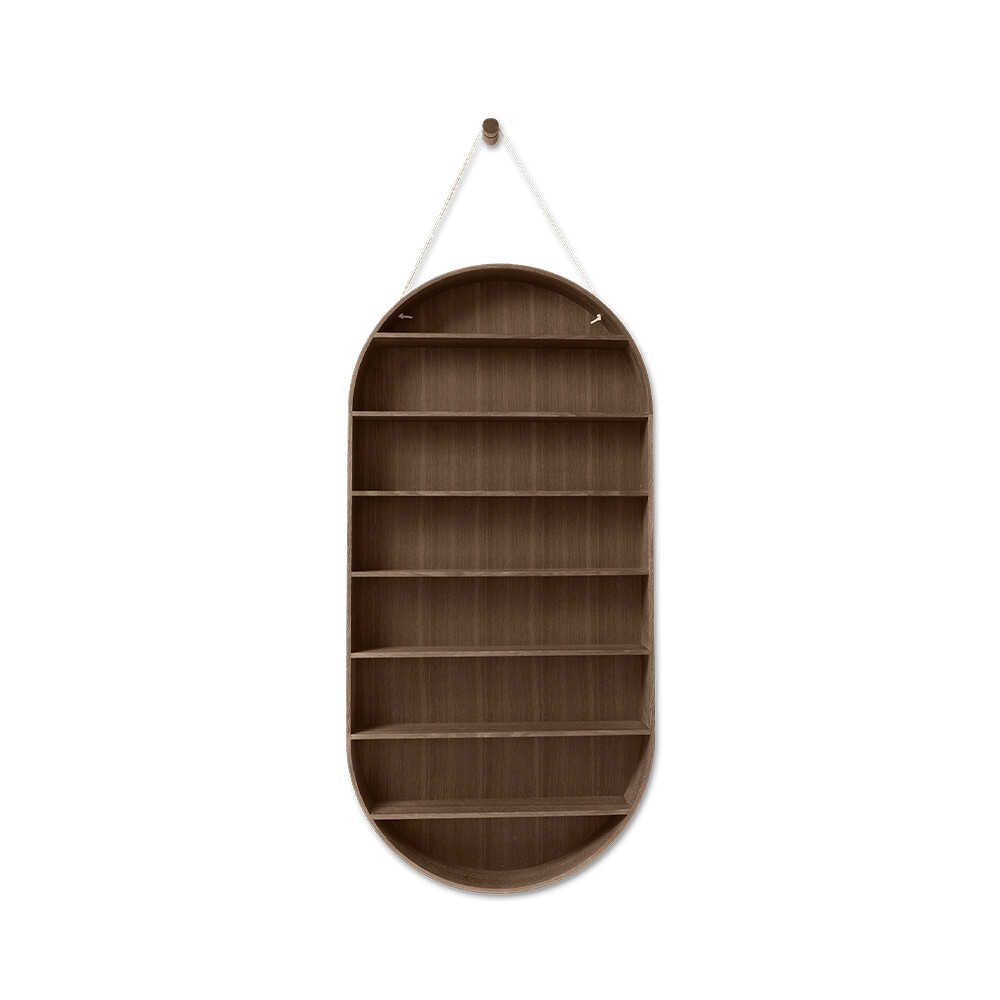 ferm LIVING - Oval Dorm Plank Gerookt Eik