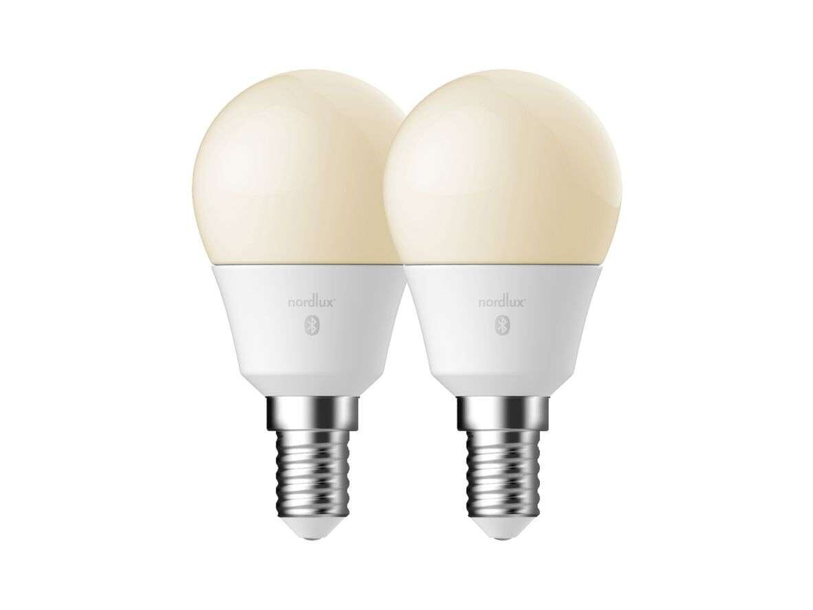 Nordlux – Lamput Smart 4,5W (470lm) 2200-6500K White 2-pack E14 Nordlux