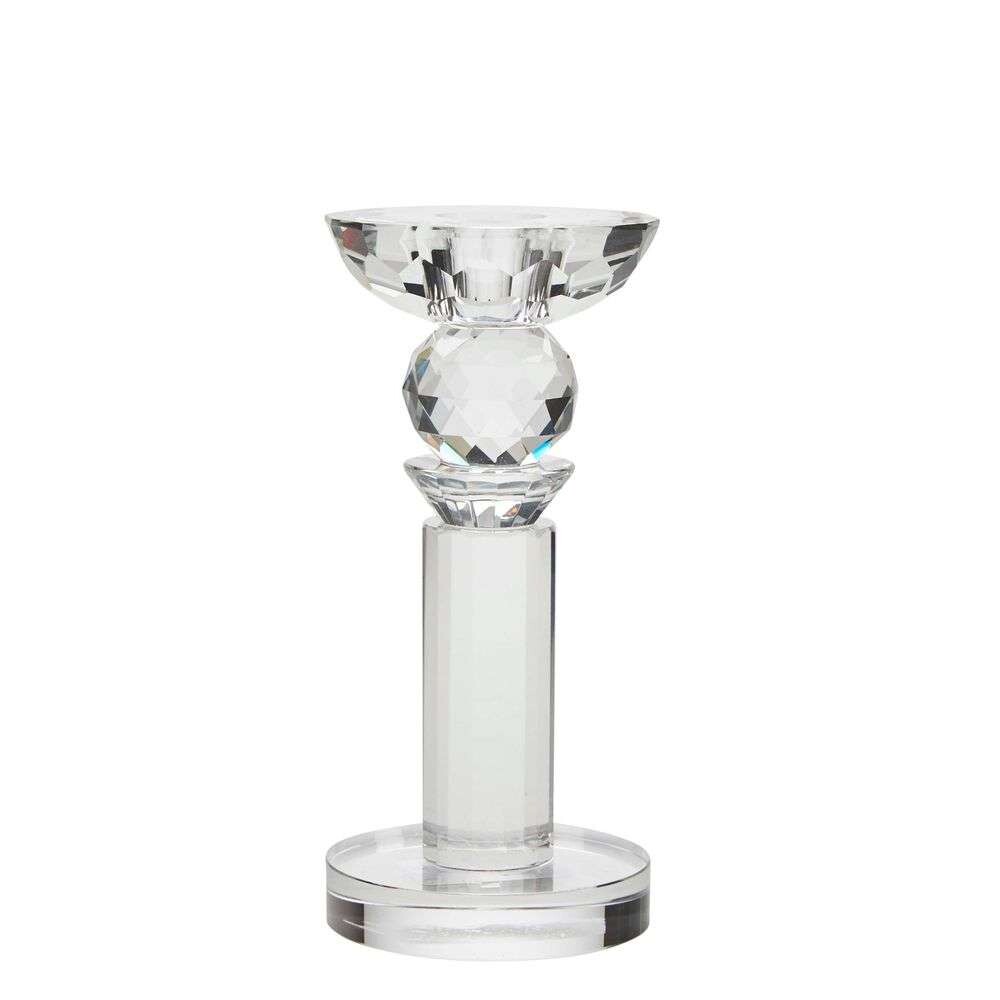 Margit Brandt – MB Candle Holder Low Clear Margit Brandt