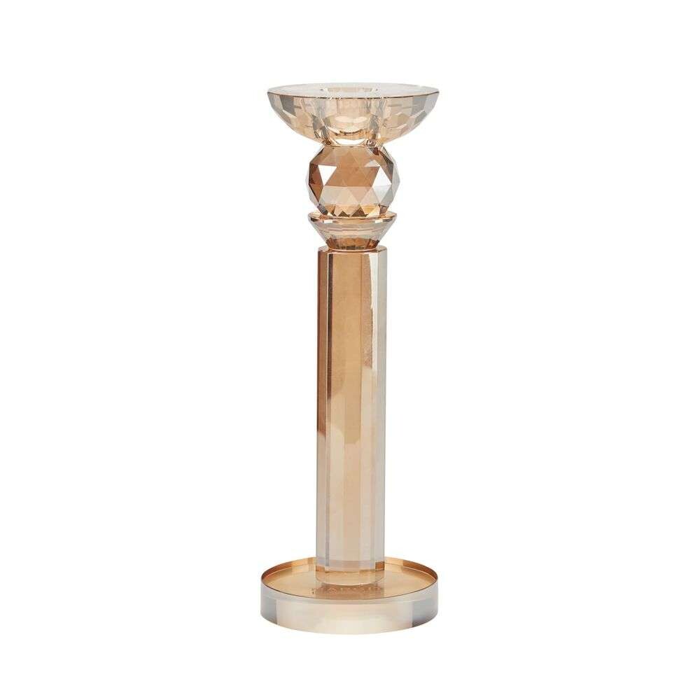 Margit Brandt – MB Candle Holder Large Amber Margit Brandt