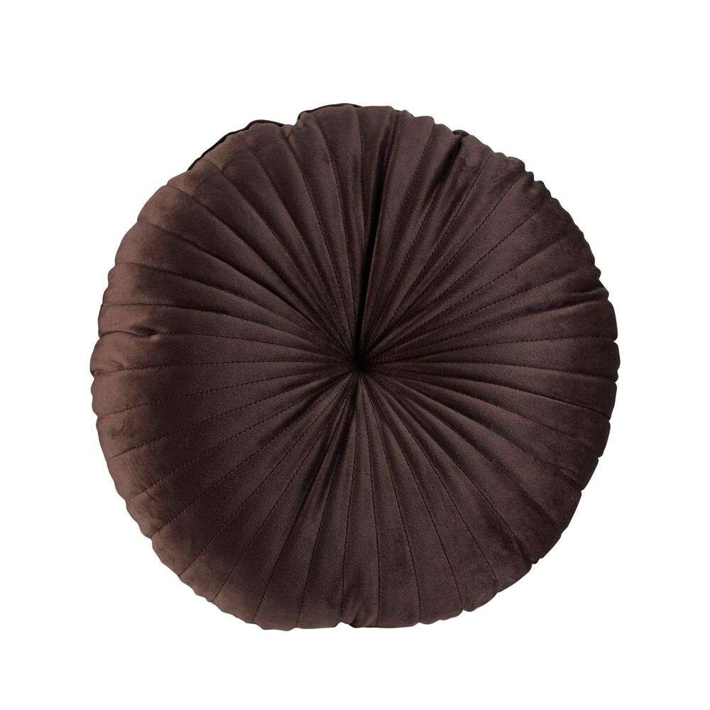 Margit Brandt – MB Cushion Round Velvet Brown