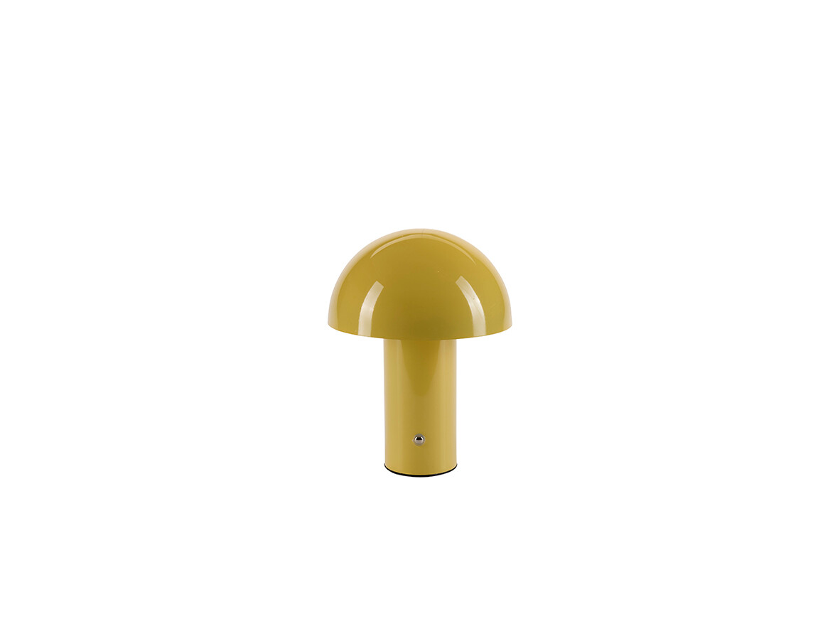 Cozy Living – Glossy Mushroom LED Pöytävalaisin H21,5 Yellow Cozy Living