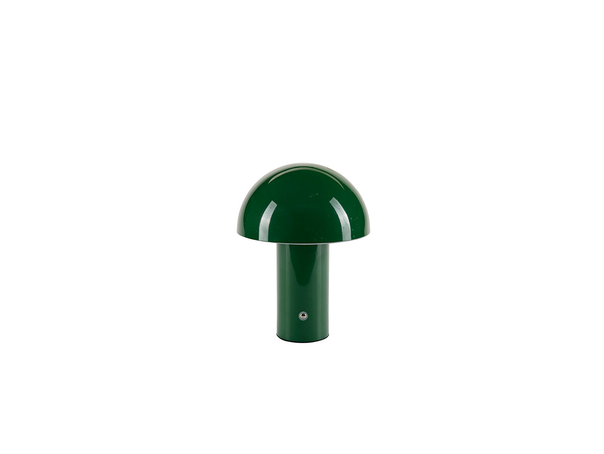 Cozy Living – Glossy Mushroom LED Pöytävalaisin H21,5 Green Cozy Living