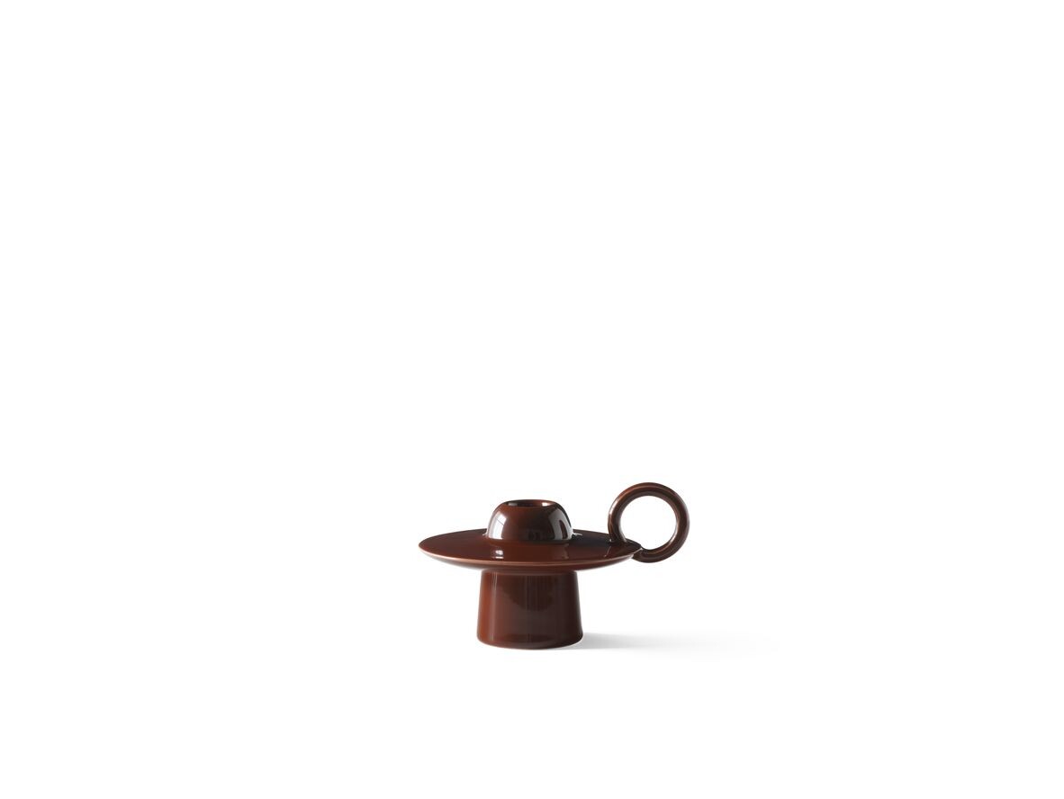 &Tradition – Momento Candleholder JH39 Red Brown