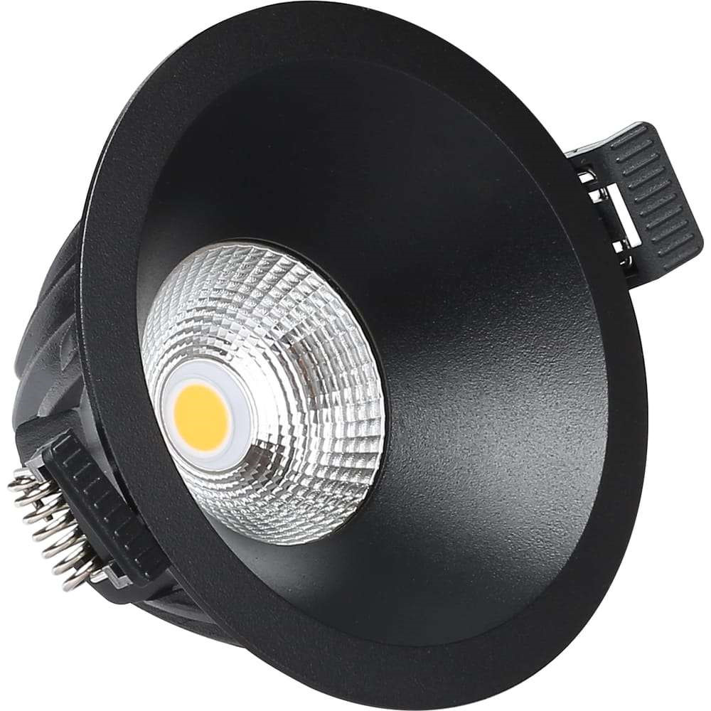 Antidark – Downlight Upotettavaspotti 9W 2700K Musta Antidark