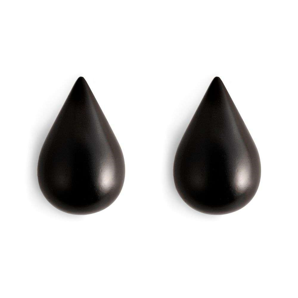 Normann Copenhagen – Dropit Hooks Large 2 pcs. Black Normann Copenhagen