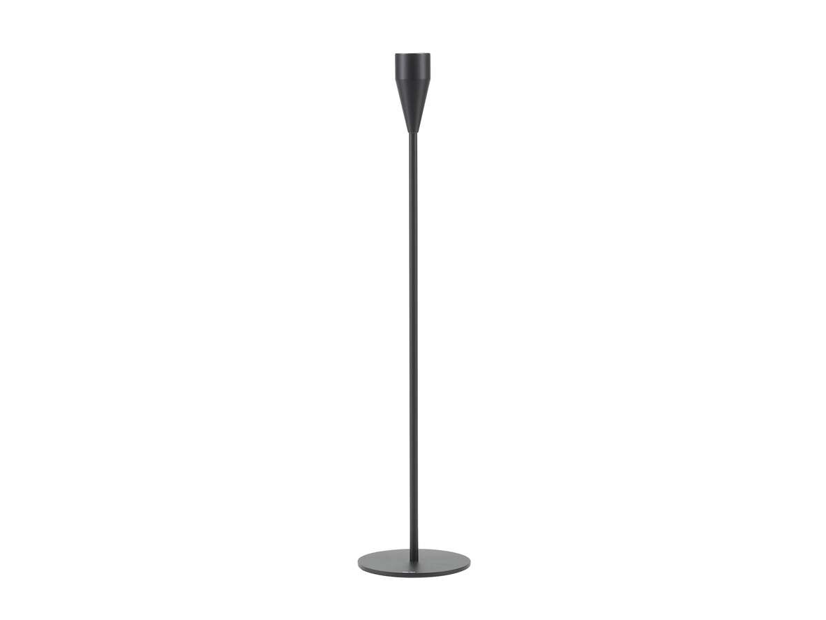 Piet Hein Sisustustuotteet – Saturn Candle Holder H36 Black Piet Hein