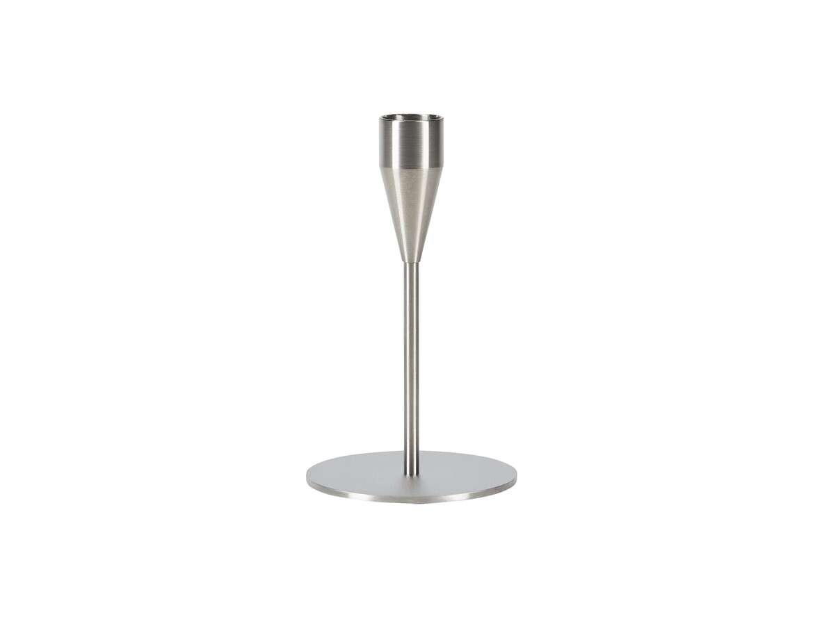 Piet Hein Sisustustuotteet – Mars Candle Holder H14 Stainless Steel Piet Hein