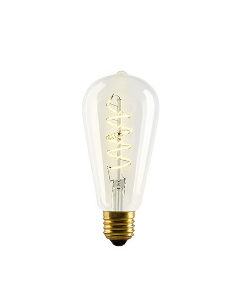 e3lighte3light – Lamppu LED 4W (180lm) ST64 Kirkas CRI90 Himmennettävissä E27