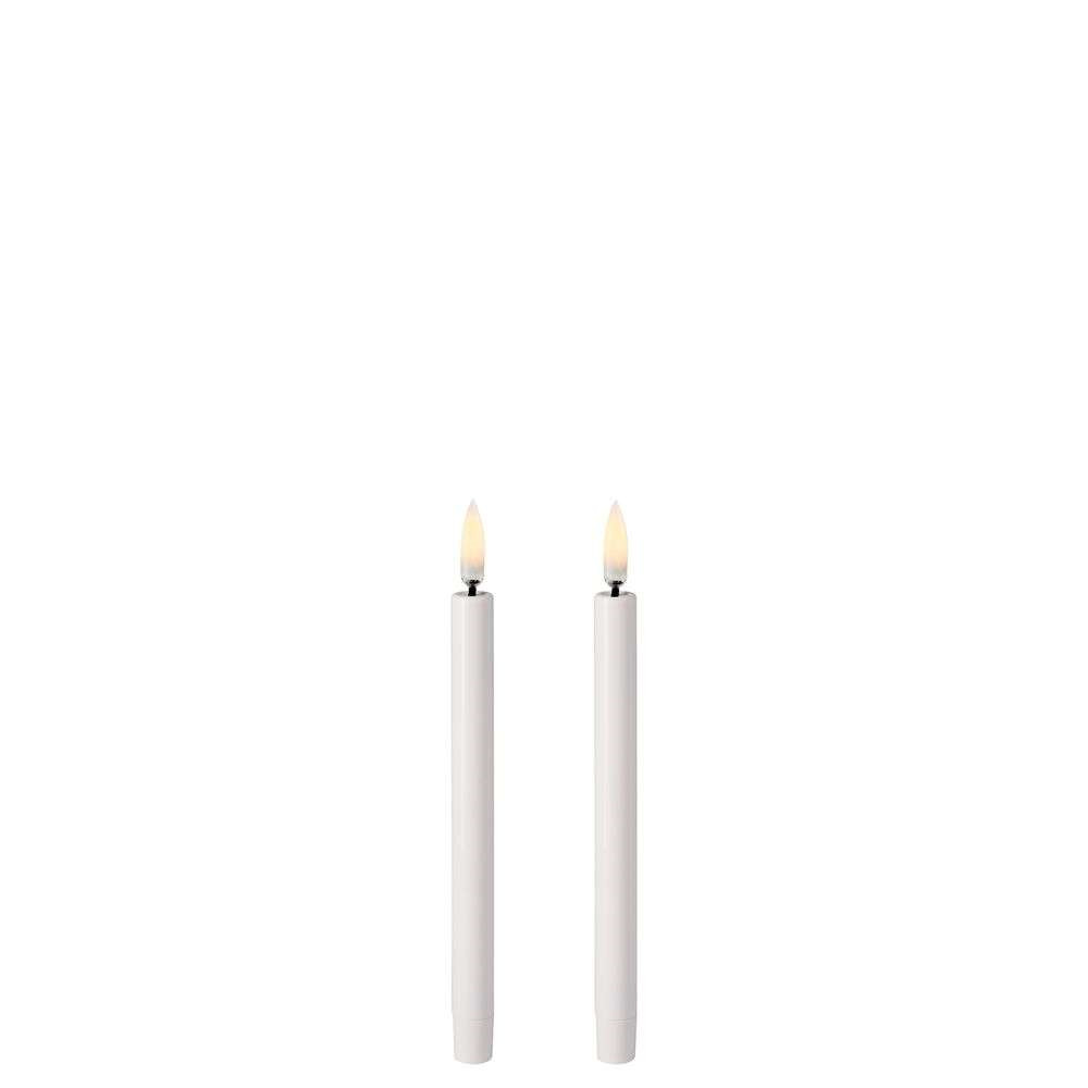 Uyuni Lighting – Kruunukynttilä Mini LED Nordic White 2 pcs 1,3 x 13 cm Lighting