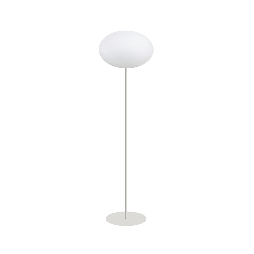 Cph Lighting - Eggy Pin Vloerlamp Ø32 Opal White/Lacquered White