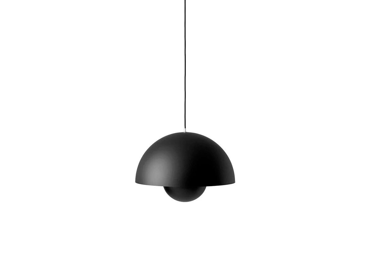 &Tradition - Big Flowerpot VP2 Hanglamp Matte Zwart