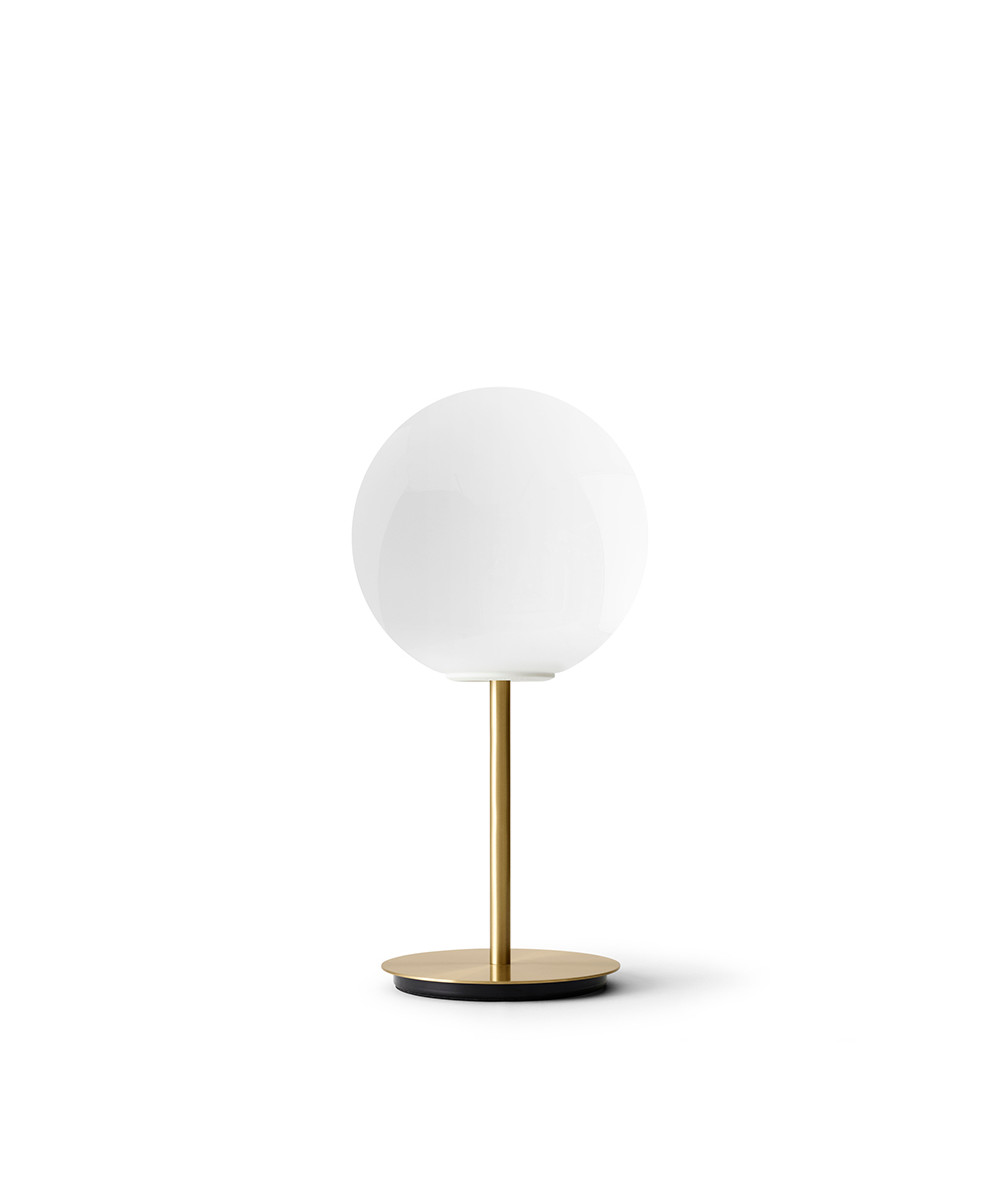 Audo Copenhagen - TR Bulb Tafellamp Brushed Brass/Shiny Opal